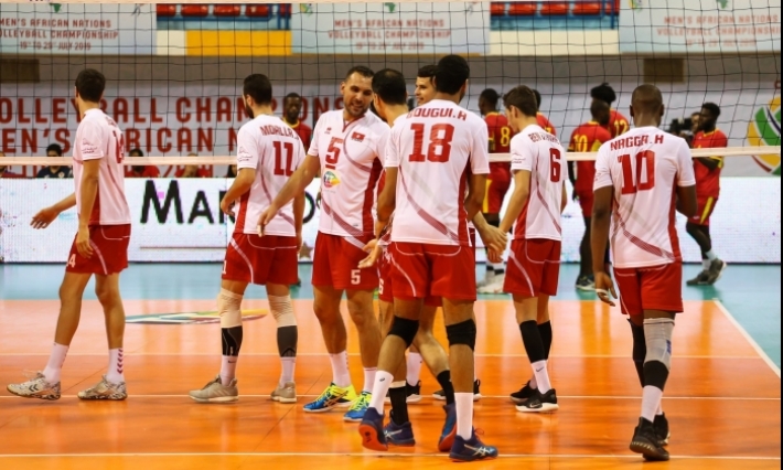 بطولة افريقيا للكرة الطائرة: المنتخب التونسي يضرب موعدا مع نظيره المصري في نصف النهائي