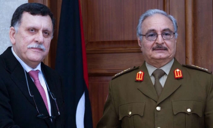 حفتر والسراج يعقدان محادثات اليوم في موسكو