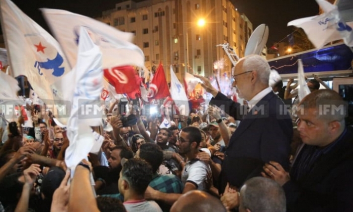 راشد الغنوشي: حركة النهضة حققت فوزا لا غبار عليه في الانتخابات التشريعية