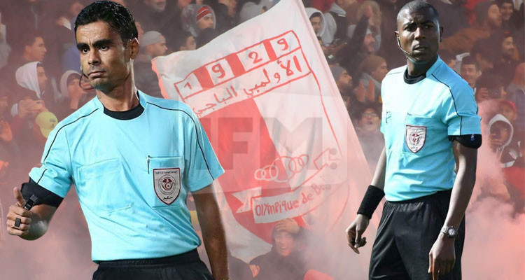 الأولمبي الباجي يحتج على تعيين الثنائي الجريدي ورزق الله ضد اتحاد بن قردان