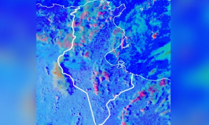 تحييين جديد من معهد الرصد الجوي بخصوص حالة الطقس خلال الساعات القادمة