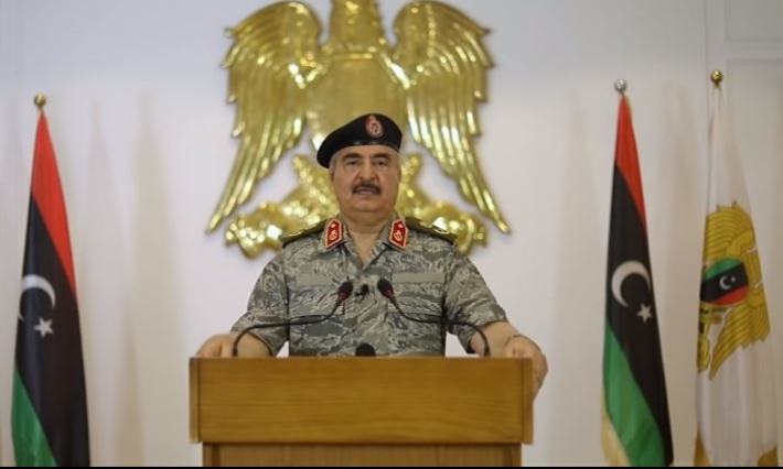 خليفة حفتر يعلن النفير العام في ليبيا لمواجهة ''المستعمر الغاشم'' 