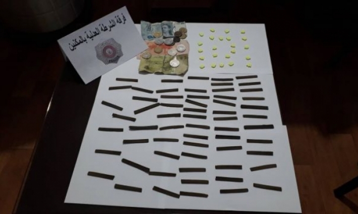 المكنين: القبض على شخصين بسبب ترويج المخدرات بمحيط معهد ثانوي