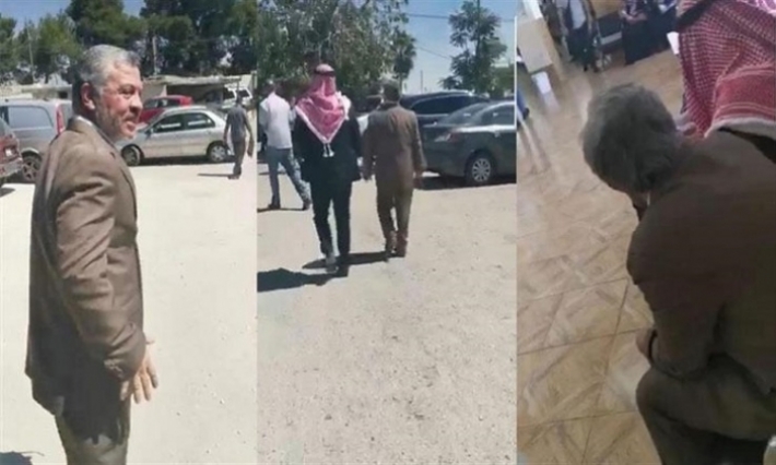 ملك الأردن يؤدي زيارة تفقدية متنكرا في هيئة رجل مسن