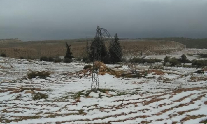 باجة: انقطاع الكهرباء في عدد من قرى تبرسق وعمدون ونفزة بسبب الرياح