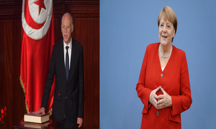 أنجيلا ميركل لقيس سعيّد: التحول الذي تشهده تونس مثير للإعجاب 