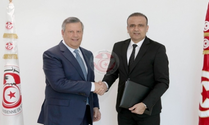 وديع الجريء ضيف شرف مائوية الترجي الرياضي 