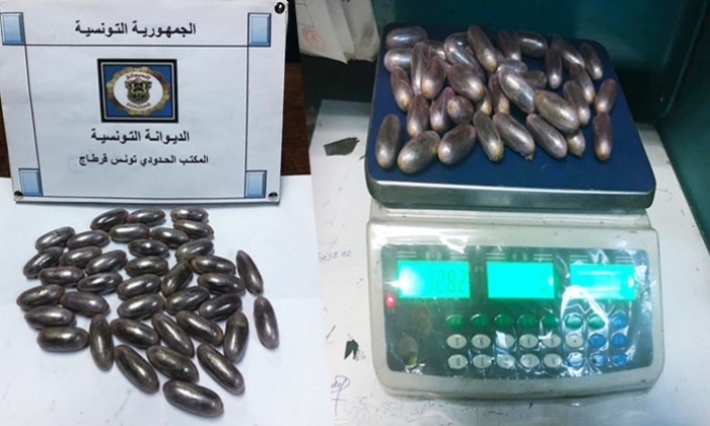 إحباط محاولة تهريب 38 كبسولة من الزطلة بحوزة مسافرة مغربية في مطار تونس قرطاج