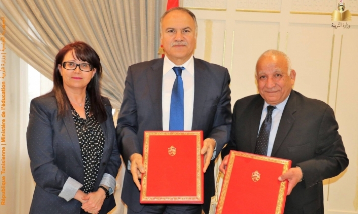 ابرام اتفاقية شراكة بين وزارة التربية وجمعية التأطير التربوي للموهوبين