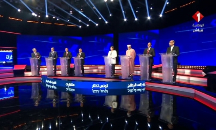 انتهاء أولى المناظرات التلفزية بين المترشحين للانتخابات الرئاسية