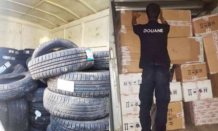 وحدات الحرس الديواني تحجز منذ مطلع الأسبوع الجاري بضائع مهرّبة بقيمة 1.6 مليون دينار