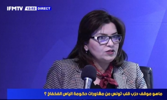 آمال الورتتاني: "موقف الغنوشي مسؤول وهذا موش غريب عليه"