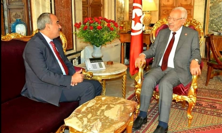 رئيس البرلمان يستقبل وزير المالية ووزير التنمية والاستثمار والتعاون الدّولي بالنيابة