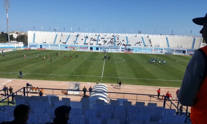 النجم الساحلي يحترز ضد ملعب مصطفى بن جنات