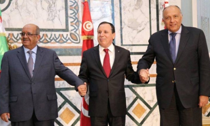 الجهيناوي يشارك بالقاهرة مع نظيريه الجزائري والمصري في اجتماع يبحث سبل التسوية السياسية الشاملة في ليبيا