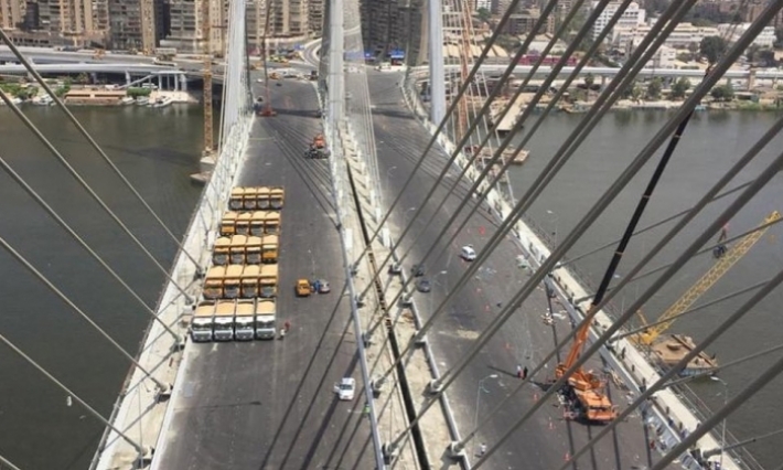 جسر مصر المعلق يدخل موسوعة "غينيس"