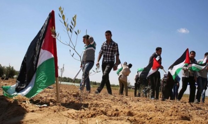  الفلسطينيون يحيون ذكرى يوم الأرض
