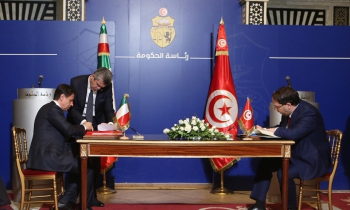 توقيع 7 اتفاقيات بين تونس وإيطاليا