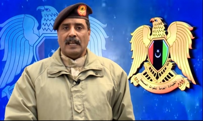 قوات خليفة حفتر تعلن إيقاف إطلاق النار في المنطقة الغربية 