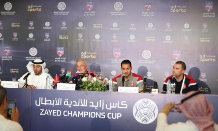 روجي لومار يؤكد: نسعى للعودة إلى تونس بلقب كأس زايد للأندية الأبطال"