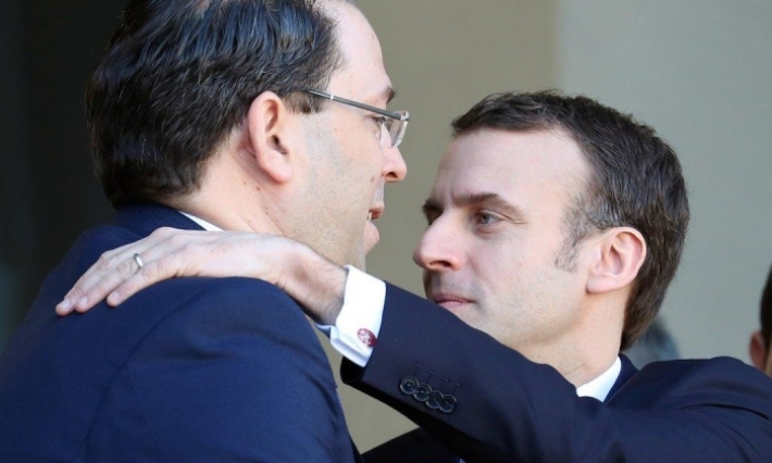 على هامش لقائه بماكرون: الشاهد يؤكد أن العلاقات التونسية الفرنسية "على الطريق الصحيح"