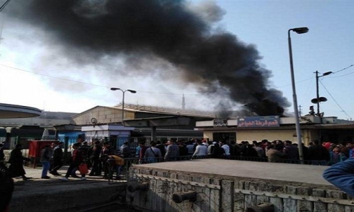 24 قتيلا و50 مصابا في حادث قطار محطة مصر