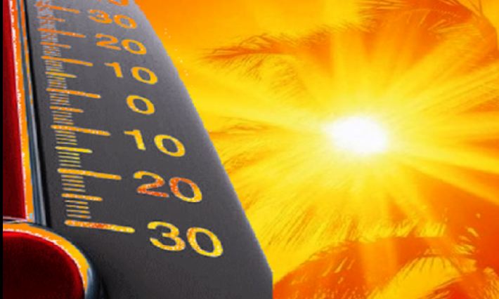    ارتفاع في درجات الحرارة 