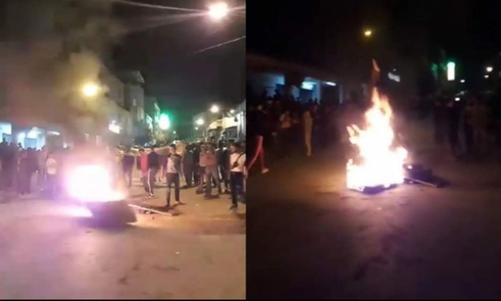 تشريعية 2019: أنصار قائمة مستقلة يقطعون شارع الشهداء بدوار هيشر احتجاجا على نتائج الانتخابات التشريعية