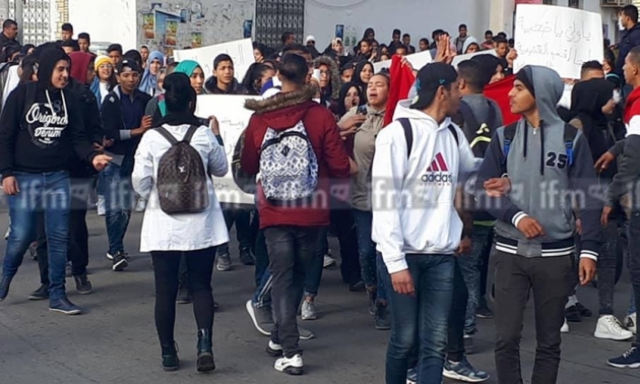 ولية تصاب بالذعر بسبب يوم الغضب التلمذي