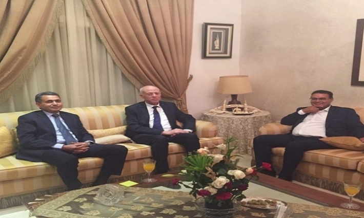 قيس سعيّد يسقبل ممثلي حركة الشعب بمنزله 