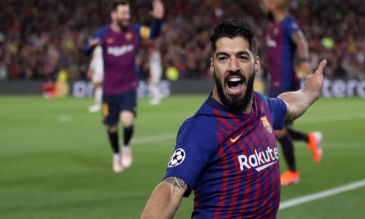 انتهى موسم لويس سواريز مع نادي برشلونة 