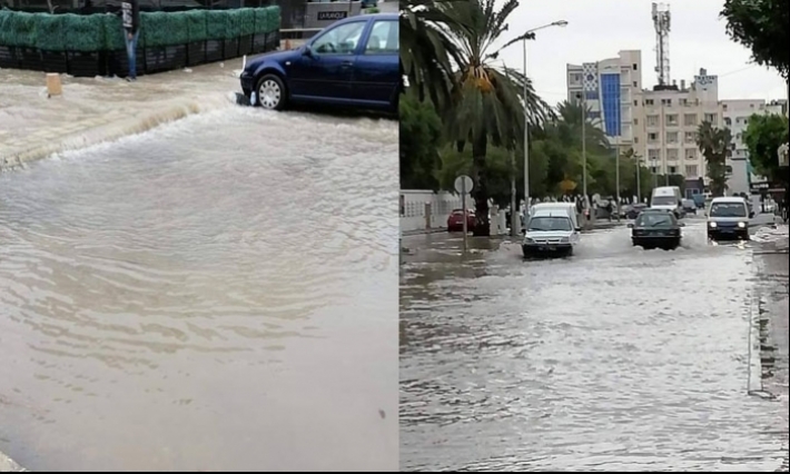 أمطار قاربت 107 مم بولاية المنستير ضمن مشهد ممطر خلف أضرارا مادية