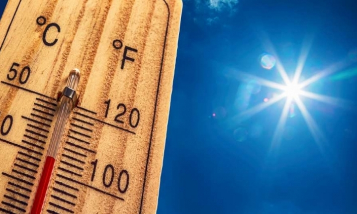 Températures maximales comprises entre 34 et 44°C