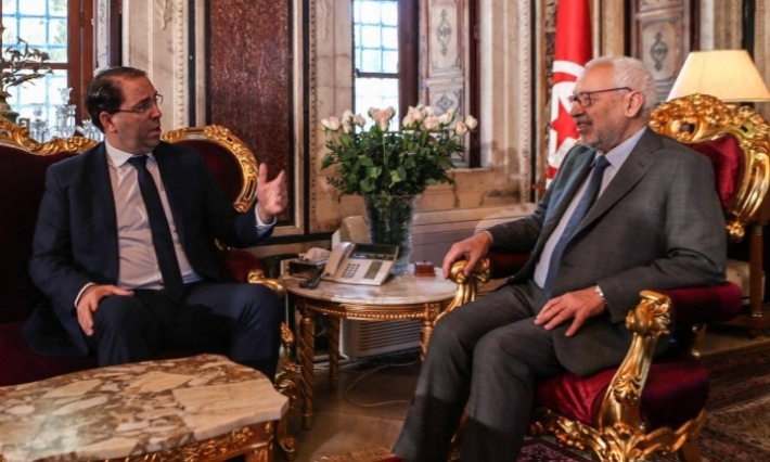 الغنوشي يلتقي الشاهد