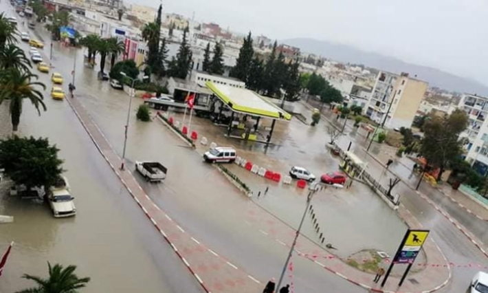 جندوبة: مياه الأمطار تغمر هذه الأحياء