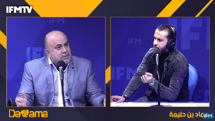 الدوامة - عماد بن حليمة : بن علي ما عندوش قضايا في تونس و رفضت المرافعة على صخر الماطري